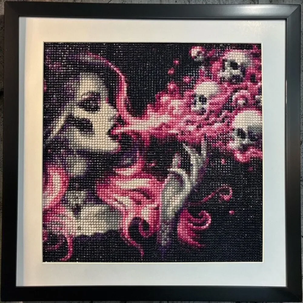 Hand Crafted Diamond Painting  Gothic-themed 12 x 12